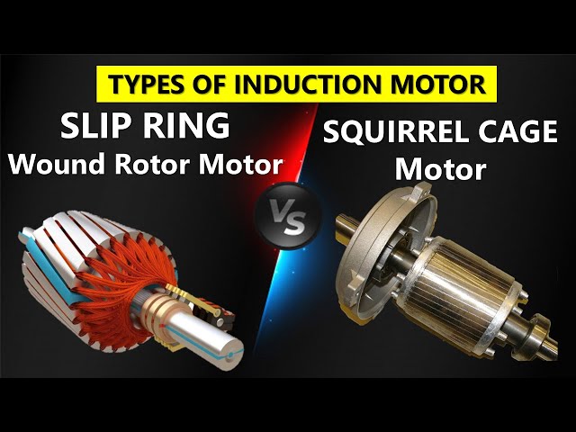 Squirrel Cage vs Wound Rotor (Slip Ring) Induction Motor | Very Simple Tutorial