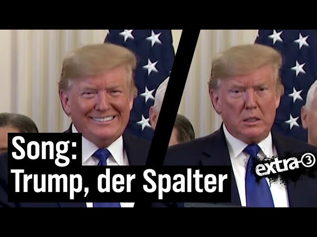 Song für Donald Trump: Gespaltenes Land | extra 3 | NDR