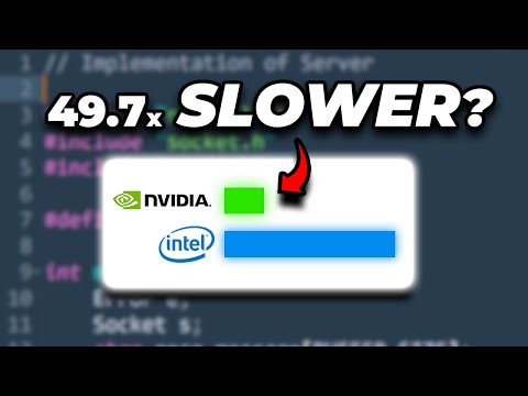 This is Why GPUs are SLOWER Than CPUs (it's WEIRD...)