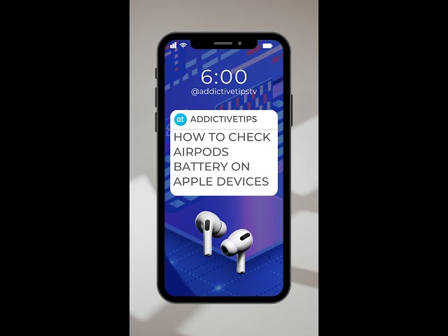 #shorts How to Check Airpods Battery on iPhone