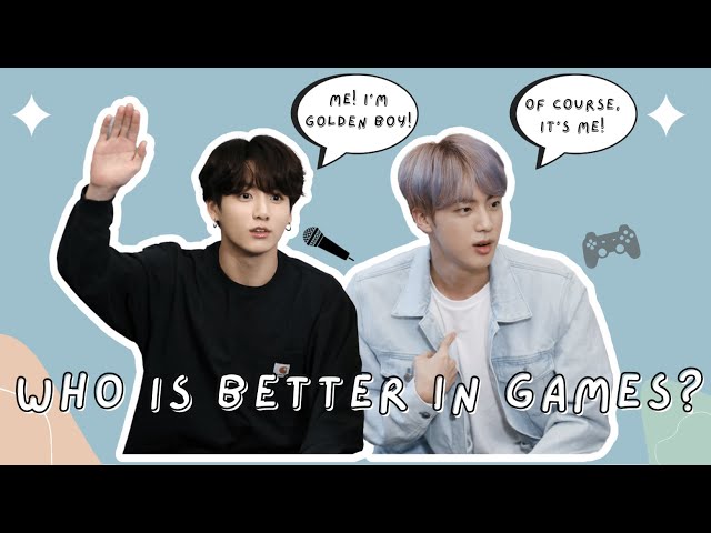 When JinKook Becomes the Most Competitive in Games~ who is better?