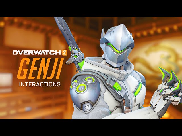 Overwatch 2 - All Genji Interaction Voice Lines