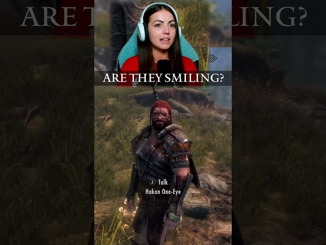 Are they smiling?? 😁 #fyp #fypシ #shorts #skyrim #skyrimmemes #smile #videogames