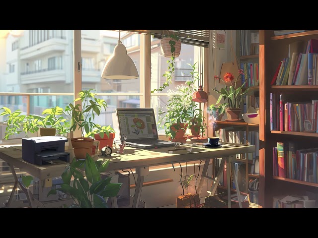 🌱🌱🌱 1 Hour Morning Study Session | • Productive Deep Focus 📚 Chill/Relaxing/Concentration Lofi Beats