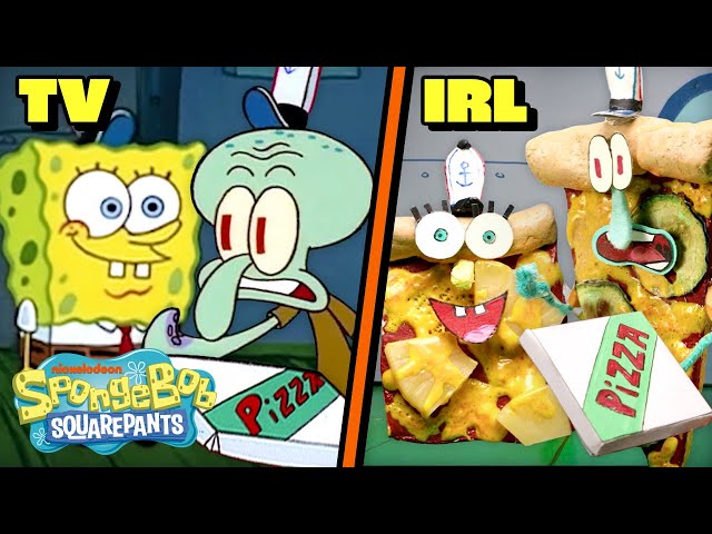 SpongeBob Delivers Pizza IRL! 🍕 | "Pizza Delivery" Recreation