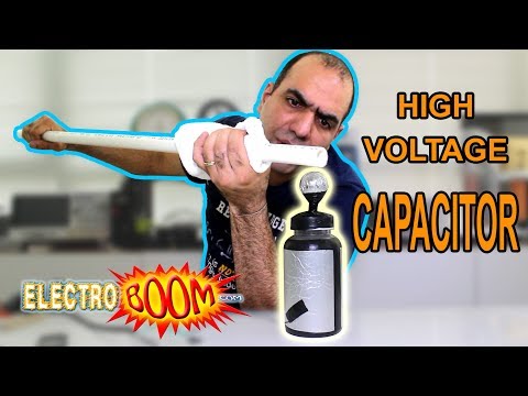 Make a SUPER HIGH VOLTAGE Capacitor