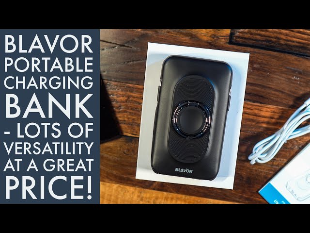 BLAVOR Portable Charging Bank - Lots of Versatility at a Great Price!