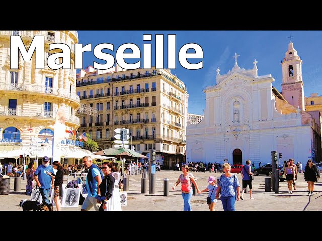 Marseille 4K - Walking Tour with Captions