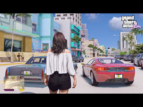 GTA 6 Gameplay Leak looked exactly like THIS?! - GTA 6 Vice City Map Gameplay Concept [GTA 5 PC Mod]