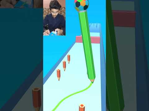 Pencil Runner Gameplay With Facecam Video #shorts