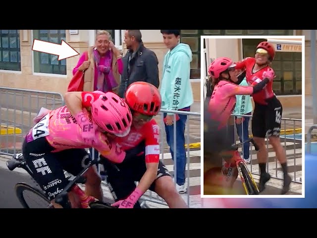 You are in DANGER if You Celebrate with this Rider | La Vuelta Femenina 2024 Stage 2