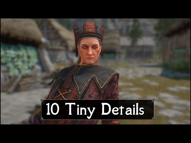 Skyrim: Yet Another 10 Tiny Details That You May Still Have Missed in The Elder Scrolls 5 (Part 47)