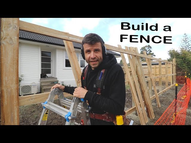 How to Build a Fence (Like a Carpenter)