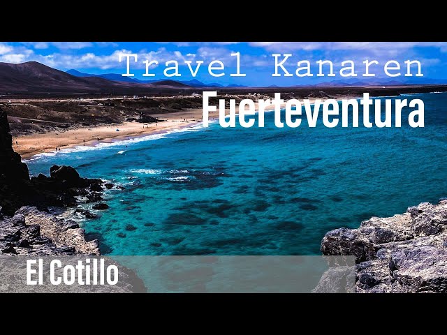El Cotillo Beach in Fuerteventura in 4K