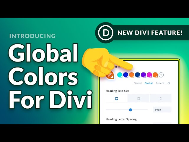 Introducing Divi's Global Color System!