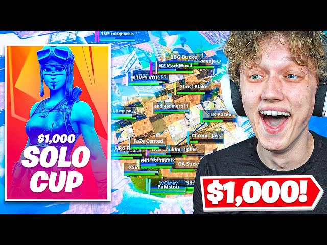 I Hosted a $1,000 SOLO Tournament in Fortnite (Qualifiers)