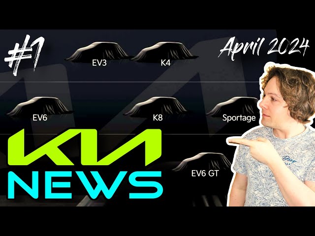 Kia NEWS - April 2024 - Infos zu EV2 EV3 EV4 EV5, Facelift EV6 EV6 GT Sportage, PV5, K4 und Tasman