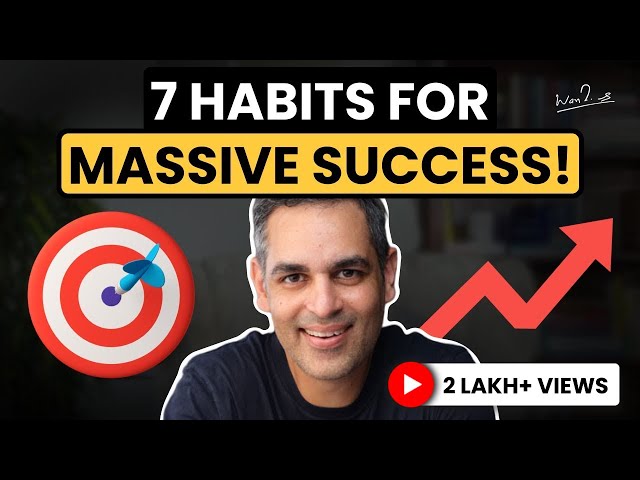 Habits ALL SUCCESSFUL people have in COMMON! | Productivity Tips 2023! | Ankur Warikoo