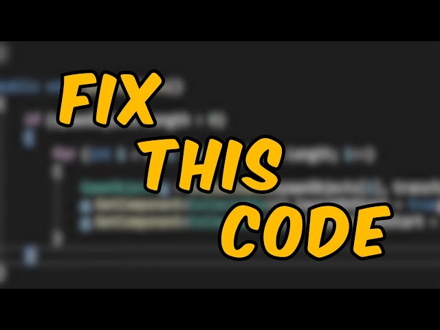 Fix This Code #shorts