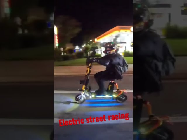 Ebike vs E-Scooter STREET RACE  0-60mph