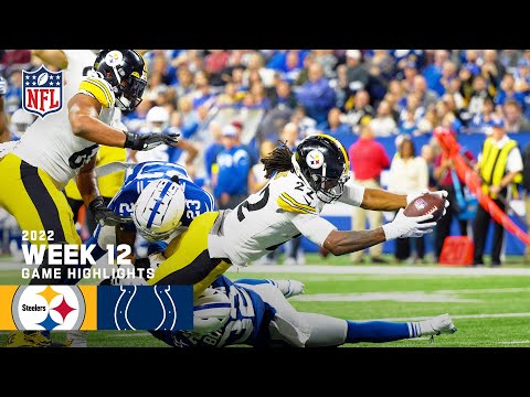 Pittsburgh Steelers vs. Indianapolis Colts | 2022 Week 12 Game Highlights
