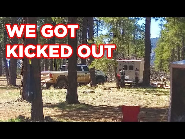 We Were Told To Leave The National Forest In Arizona - First Time In 3 Years As A Nomad
