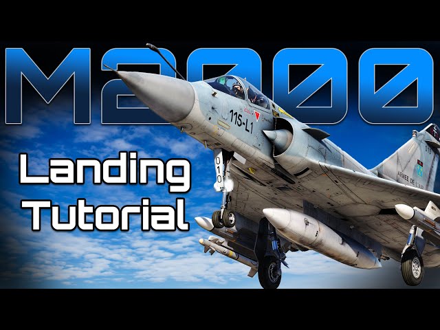M2000 DCS Tutorial: EASY Takeoff & Landing Tutorial