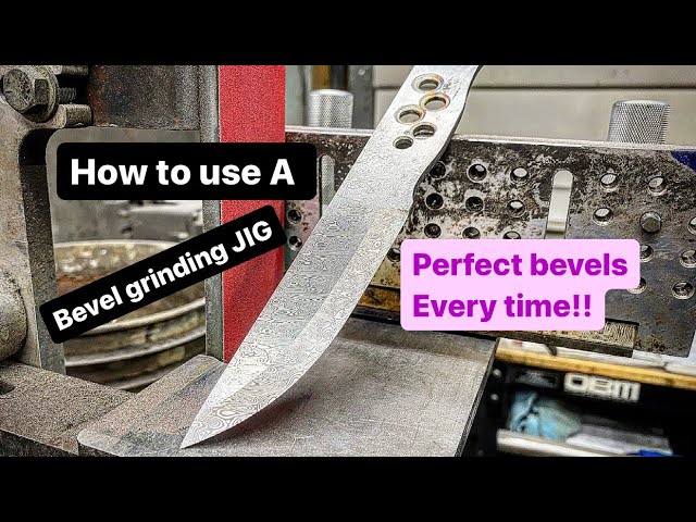 How To grind PERFECT bevels using a JIG