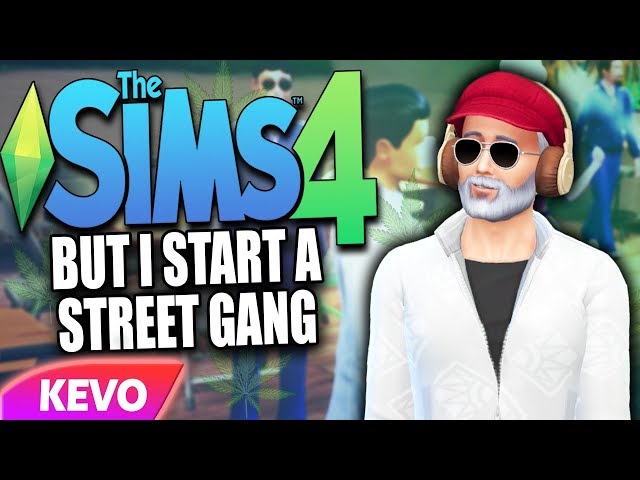 Sims 4 but I start a street gang