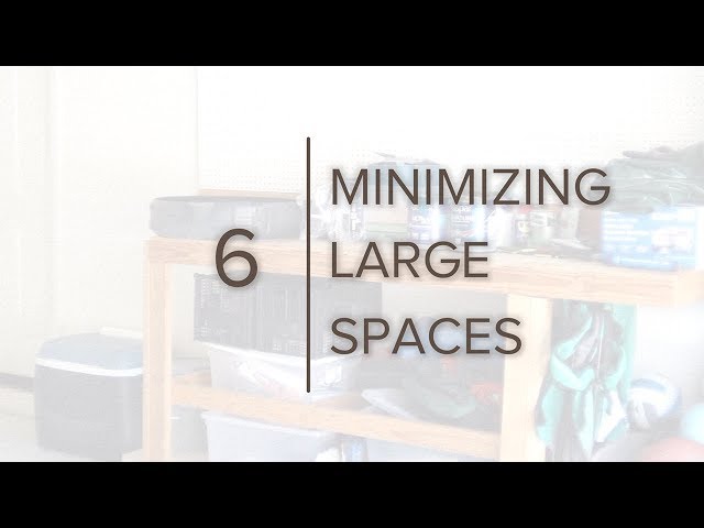 How To Minimize Large Spaces