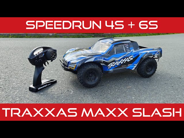 Speedrun: Traxxas MAXX Slash 1/8 Brushless Short Course Truck 4x4 4S + 6S