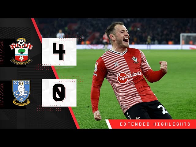 EXTENDED HIGHLIGHTS: Southampton 4-0 Sheffield Wednesday | Championship