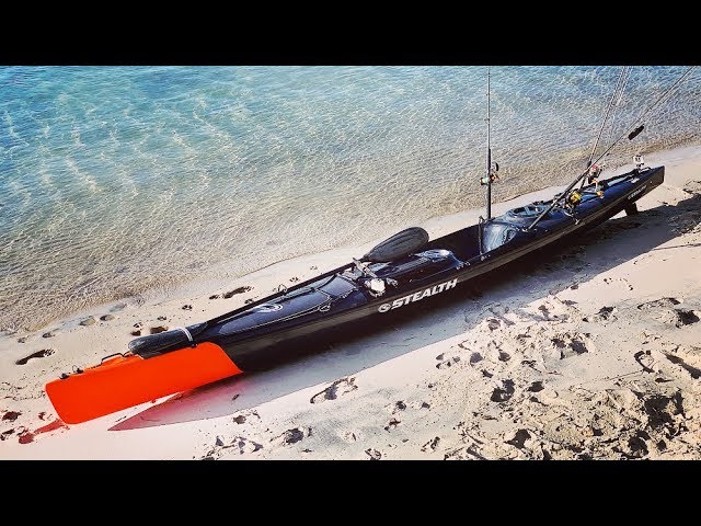 The Ultimate Offshore Fishing Kayak - Rigged Carbon Fibre Beast!