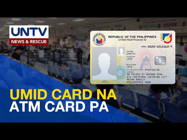 UMID cardholders, pwede nang mag-upgrade ng UMID ATM pay card