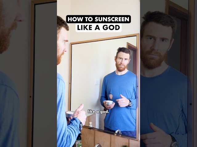 How to sunscreen like a god