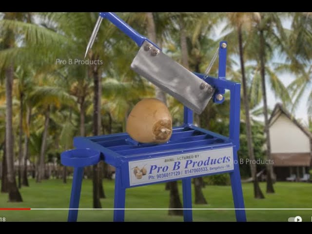 Tender Coconut Punching machine | Pro B Products | Tender Coconut Cutter | Coconut Cutting
