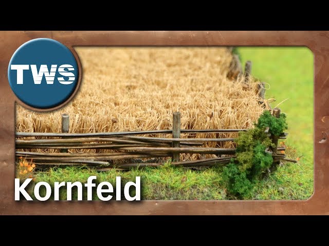 Tutorial: Kornfeld / grain field (Tabletop-Gelände, TWS)