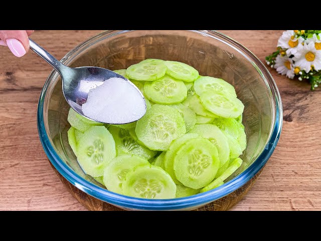Eat this cucumber salad every day for dinner and you will lose fat -15 kg per month