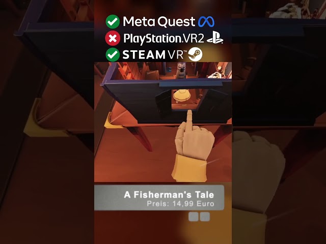 Meta Quest 2 Games: A Fisherman's Tale #shorts #metaquest2 #steamvr #psvr2 #vr #virtualreality