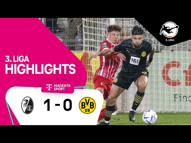 SC Freiburg II - Borussia Dortmund II | Highlights 3. Liga 22/23