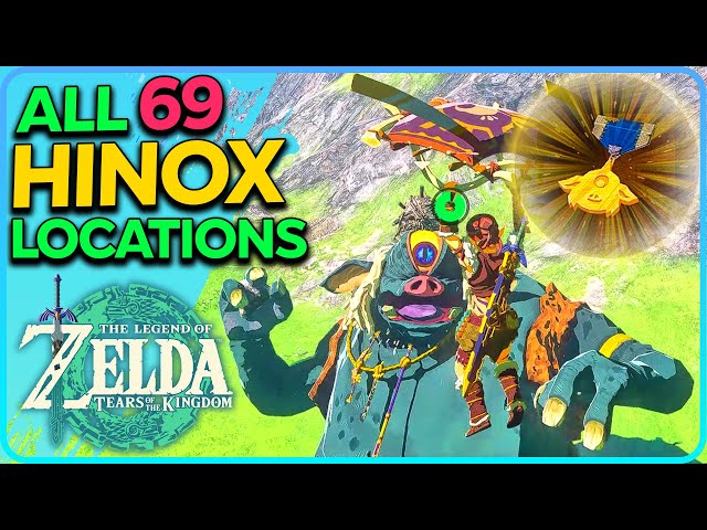 All 69 Hinox locations Zelda Tears of the Kingdom