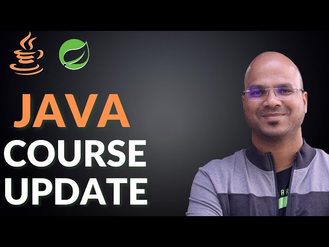 Java Course Update