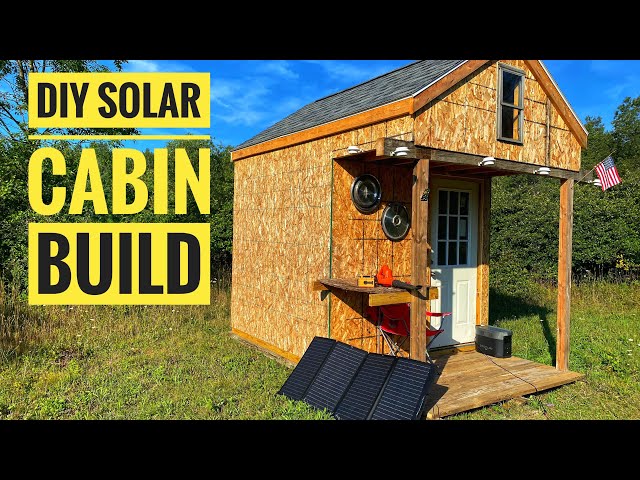 Off Grid Tiny Cabin | Solo Build In Just 3 Days! | My DIY