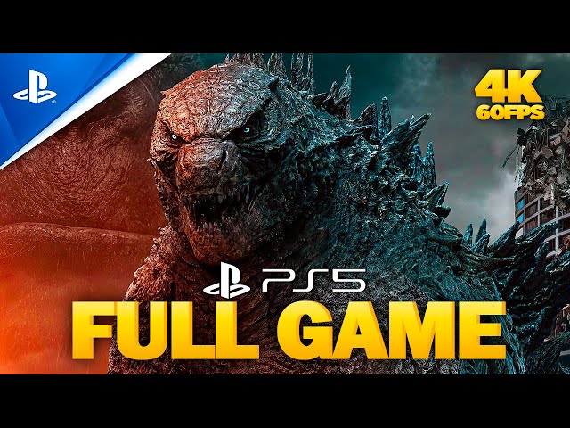 GODZILLA PS5 Main Story with "New Godzilla" FULL GAME Walkthrough Gameplay | 4K 60FPS PS5