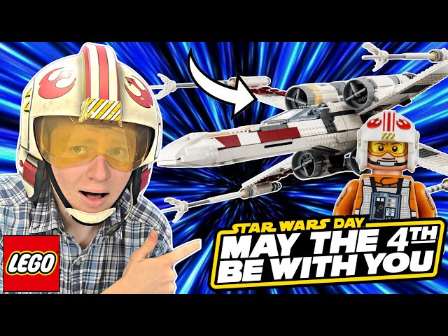 HUGE Announcement & Building The LEGO X-Wing Starfighter...