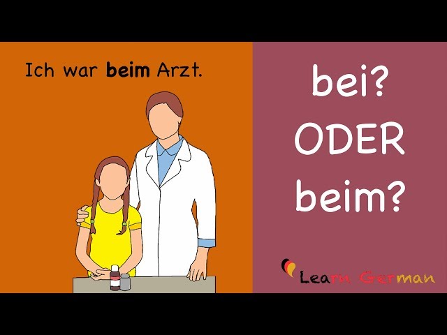 Learn German | Common Mistakes in German | bei oder beim? | A1 | A2