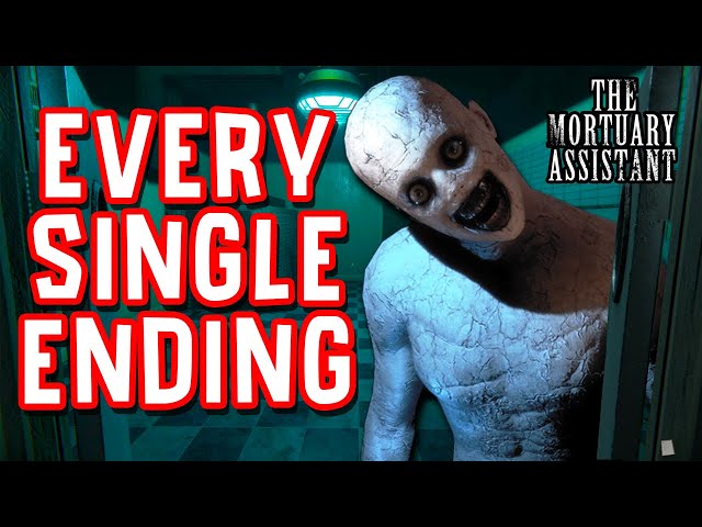 Getting ALL ENDINGS in The Mortuary Assistant in one playthrough.