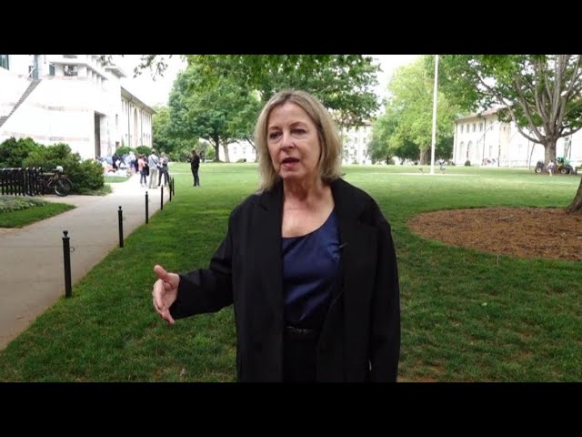 11-minute interview with Emory professor Noelle McAfee about protest arrest