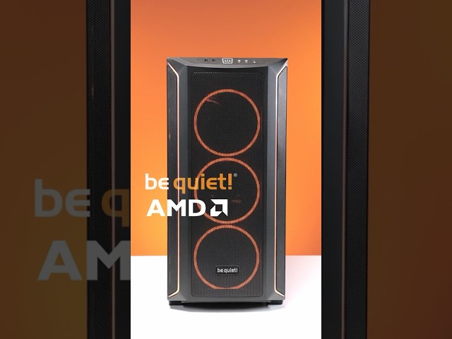 Beautiful all AMD powered BeQuiet gaming PC!