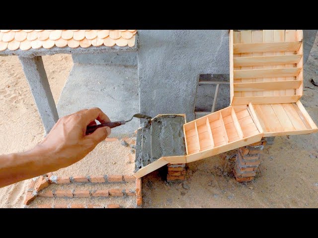 Traditional Techniques Craft Skills Construction Plans Available - Building Step Stairs With Brick